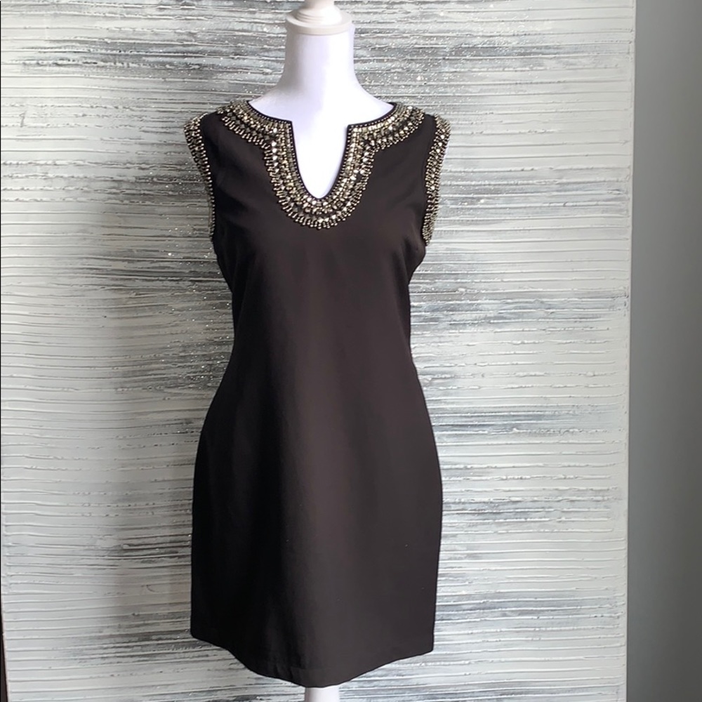 Revolve black and sequin dress